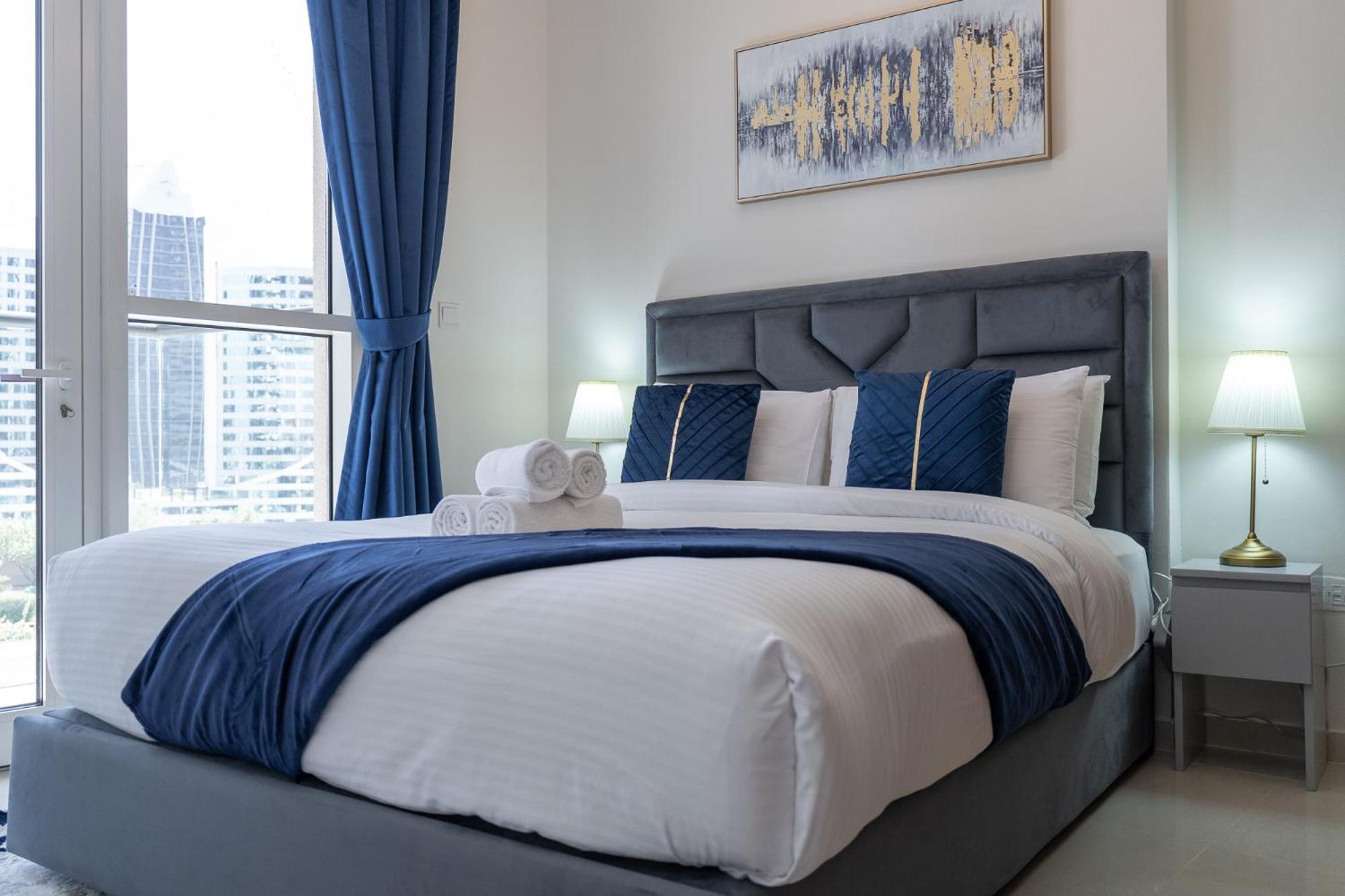 Dunya Tower Luxury And 2 Min Walk To Dubai Mall And Burj Khalifa In Heart Of Downtown Exteriör bild